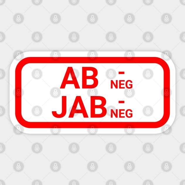 Blood type A B Rhesus negative Sticker by la chataigne qui vole ⭐⭐⭐⭐⭐